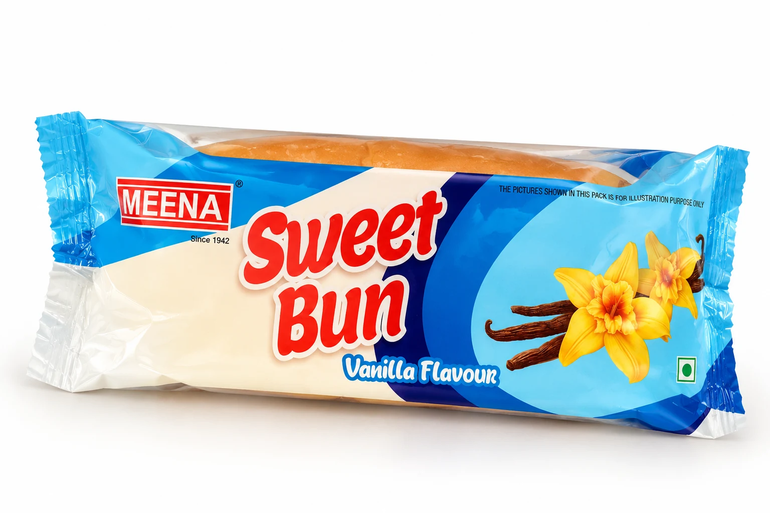 Meena Vanilla Sweet Bun packet